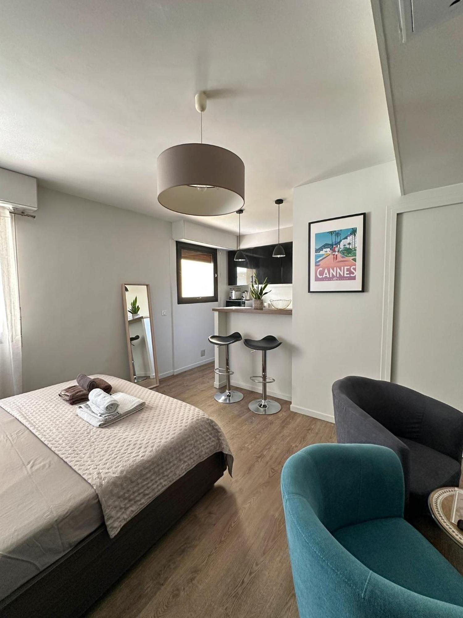 Un Ete A Cannes, Cosy A 10' De La Croisette Appartamento